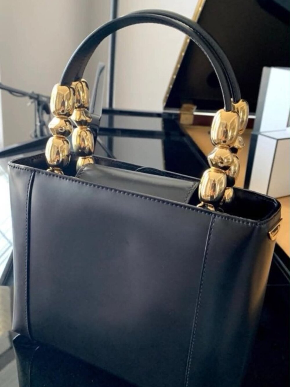 LIKE NEW Christian Dior Maris pearl leather bag
